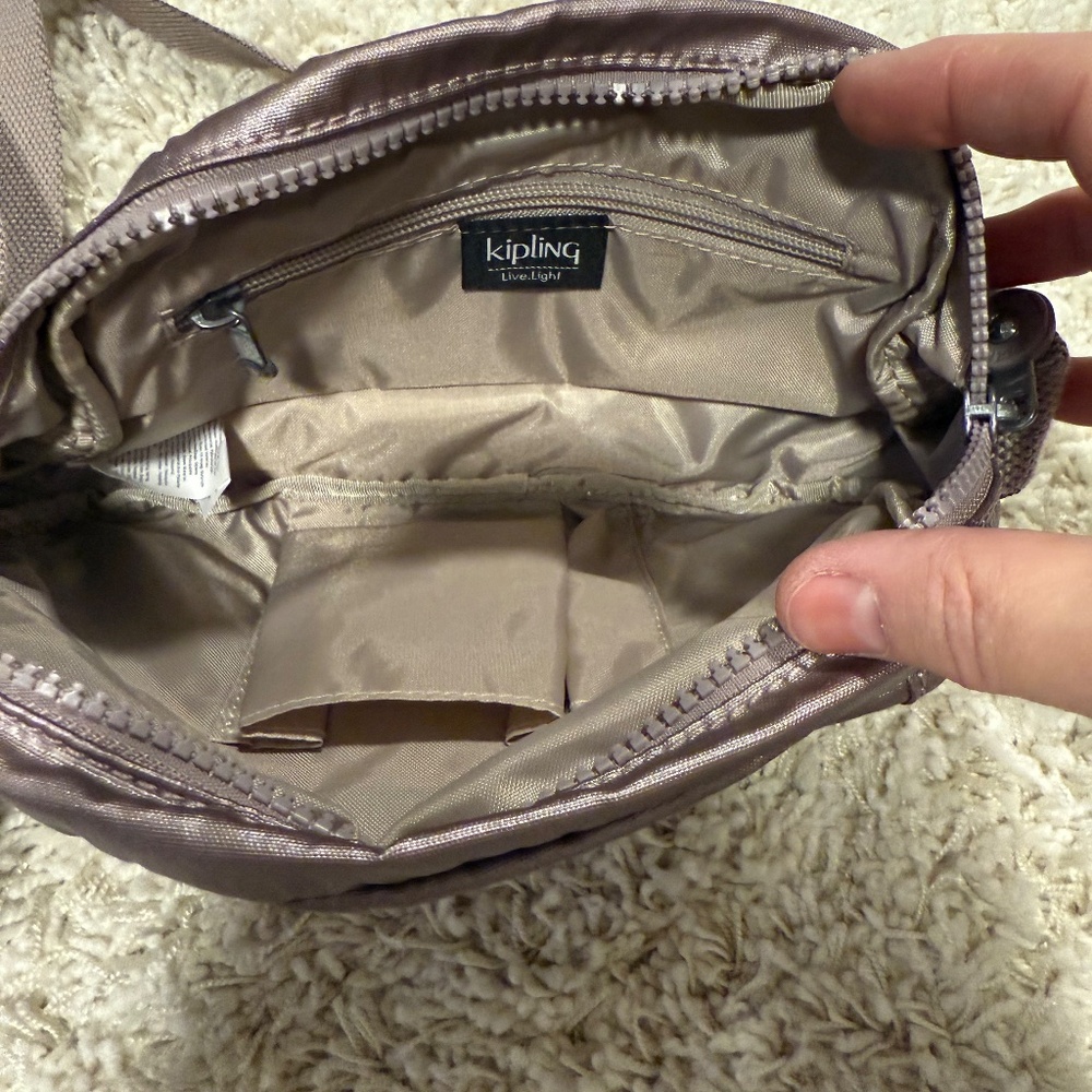 NWT Kipling Shoulder Bad - Mauve - Picture 3 of 6